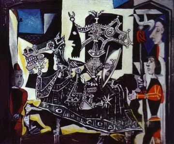 Knight Page y Monk 1951 cubista Pablo Picasso Pinturas al óleo